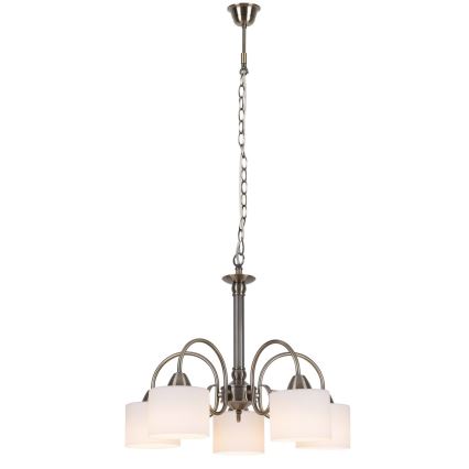 Rabalux 7276 - Lustre EDITH 5xE27/60W/230V bronze