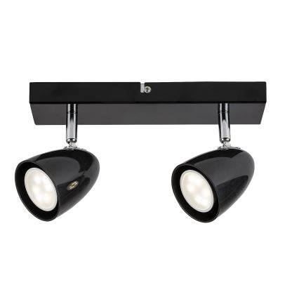 Rabalux - Spot 2xGU10/5W/230V zwart