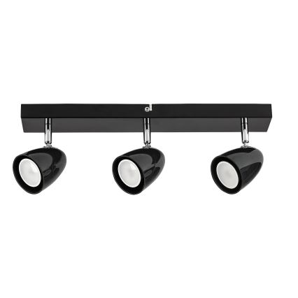 Rabalux - Spot 3xGU10/5W/230V zwart