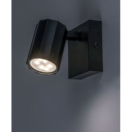 Rabalux - Wandspot 1xGU10/5W/230V zwart