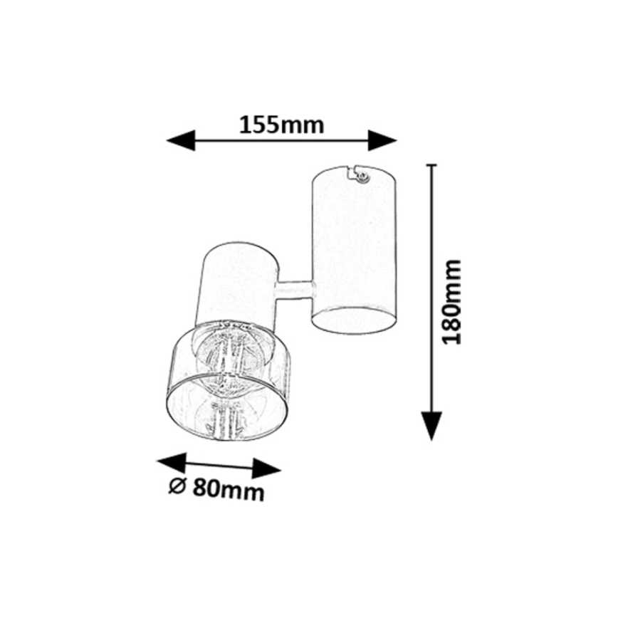 Rabalux - Spot 1xE14/15W/230V