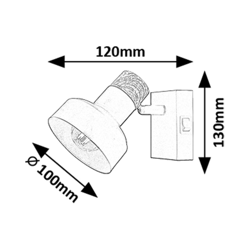 Rabalux - Wandspot 1xE14/15W/230V