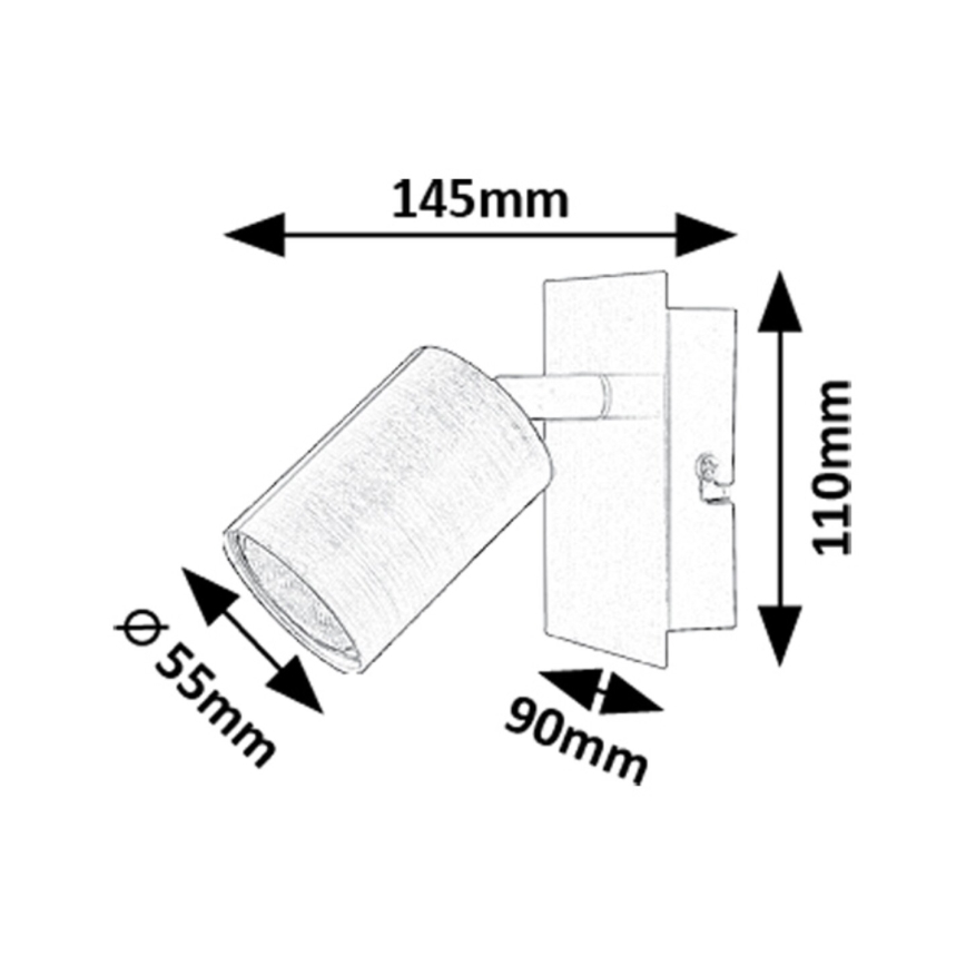 Rabalux - Wandspot 1xGU10/15W/230V