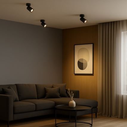 Rabalux - Spot 1xGU10/7W/230V noir