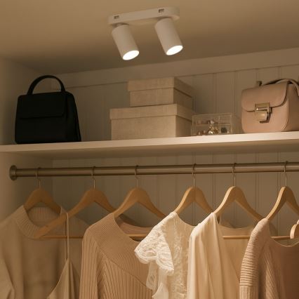 Rabalux - Plafondspot 2xGU10/7W/230V wit