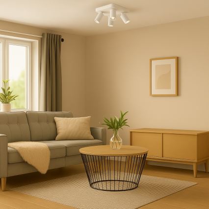 Rabalux - Spot 4xGU10/7W/230V blanc