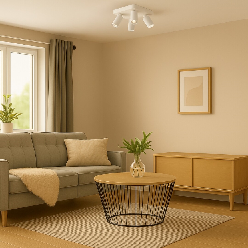 Rabalux - Spot 4xGU10/7W/230V blanc