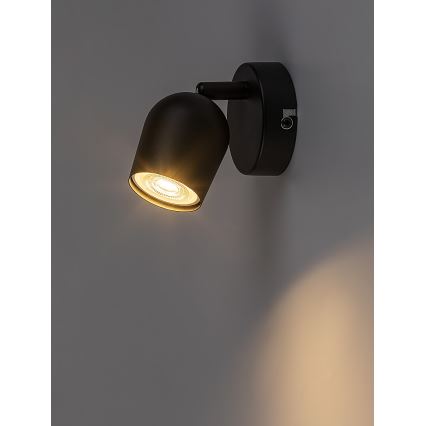 Rabalux - Applique murale spot 1xGU10/15W/230V noire