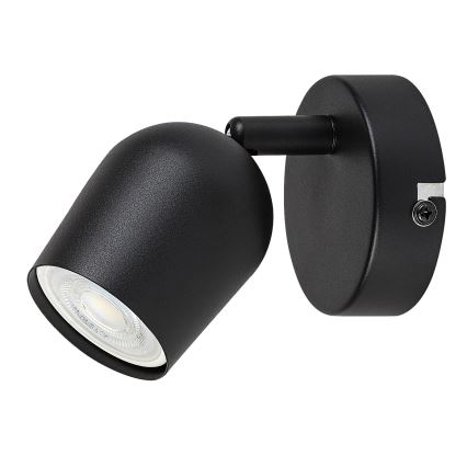 Rabalux - Applique murale spot 1xGU10/15W/230V noire