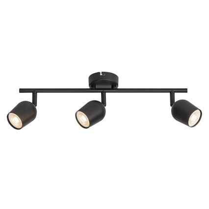 Rabalux - Spot 3xGU10/15W/230V noir