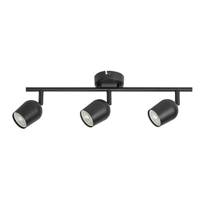 Rabalux - Spot 3xGU10/15W/230V noir