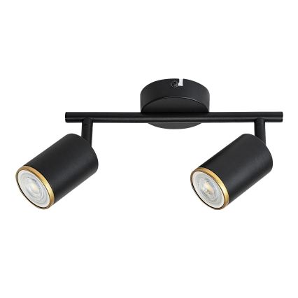 Rabalux - Spotlamp 2xGU10/15W/230V zwart