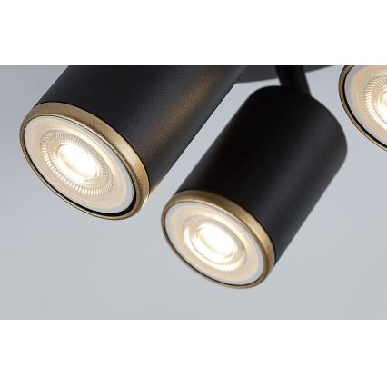 Rabalux - Spot 3xGU10/15W/230V noir