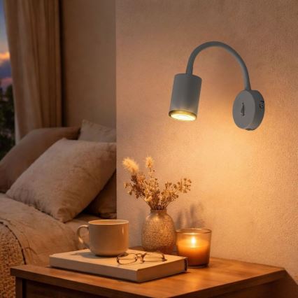 Rabalux - Applique murale spot 1xGU10/15W/230V blanche