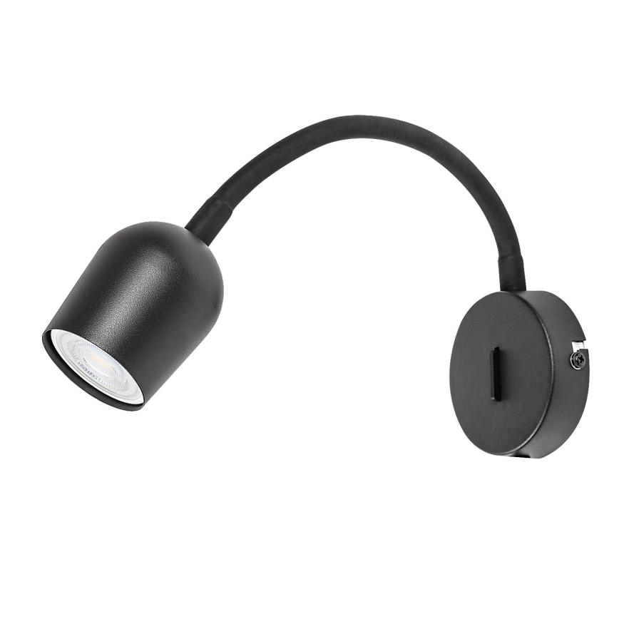 Rabalux - Wandspot 1xGU10/15W/230V zwart