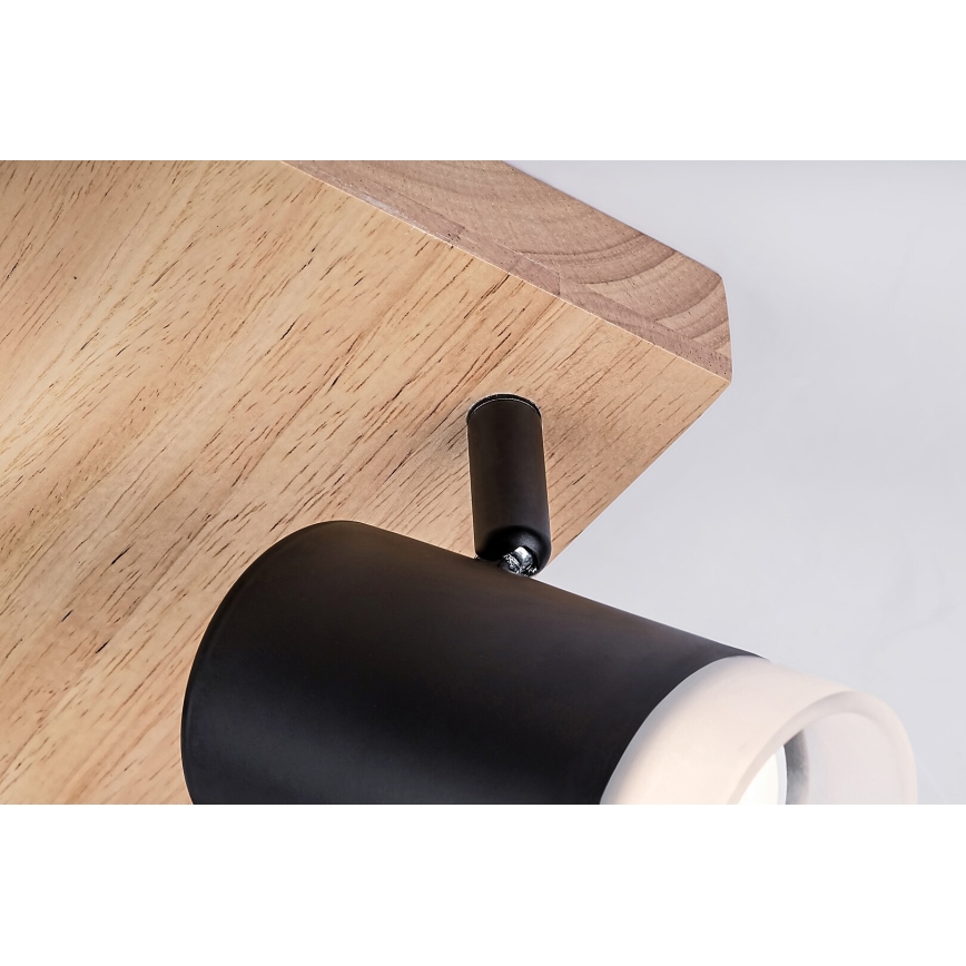 Rabalux - Plafondspot 4xGU10/5W/230V eiken