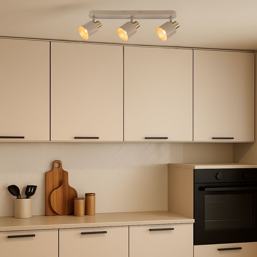 Rabalux - Spot orientable 3xE14/10W/230V beige