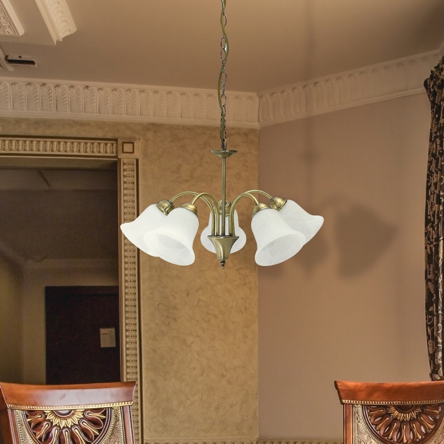 Rabalux - Hanglamp aan ketting 5xE14/40W/230V
