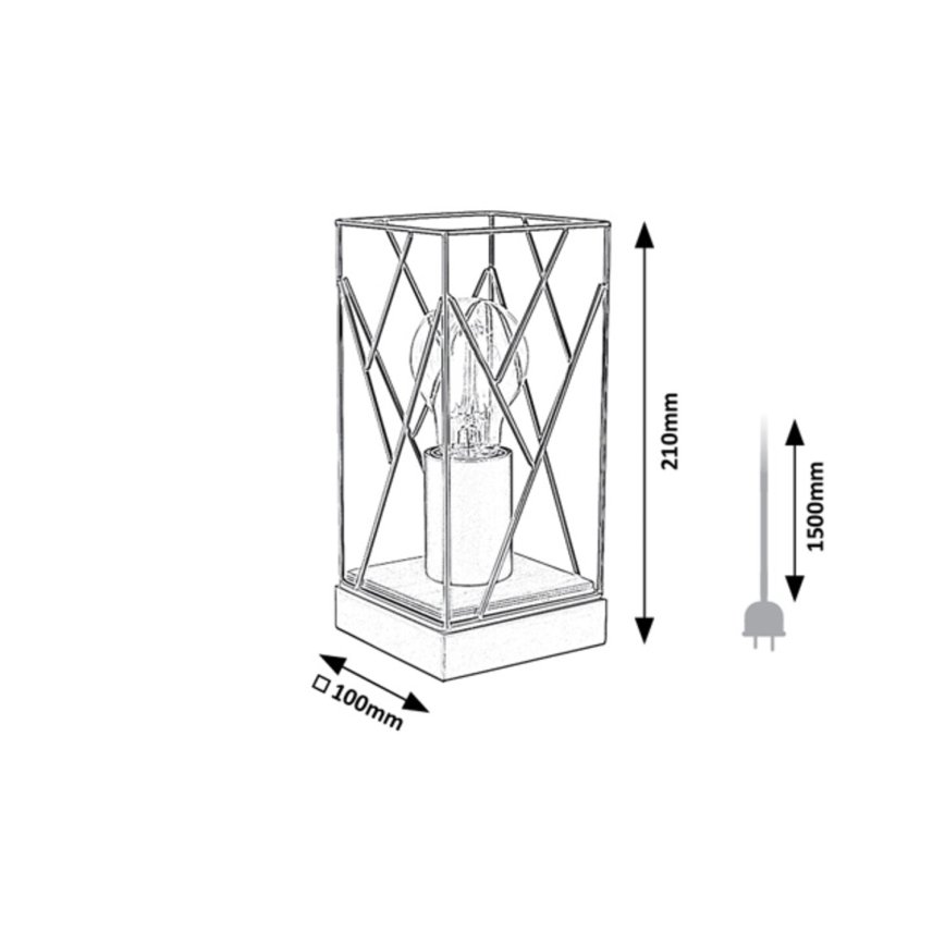 Rabalux - Lampe de table 1xE27/40W/230V