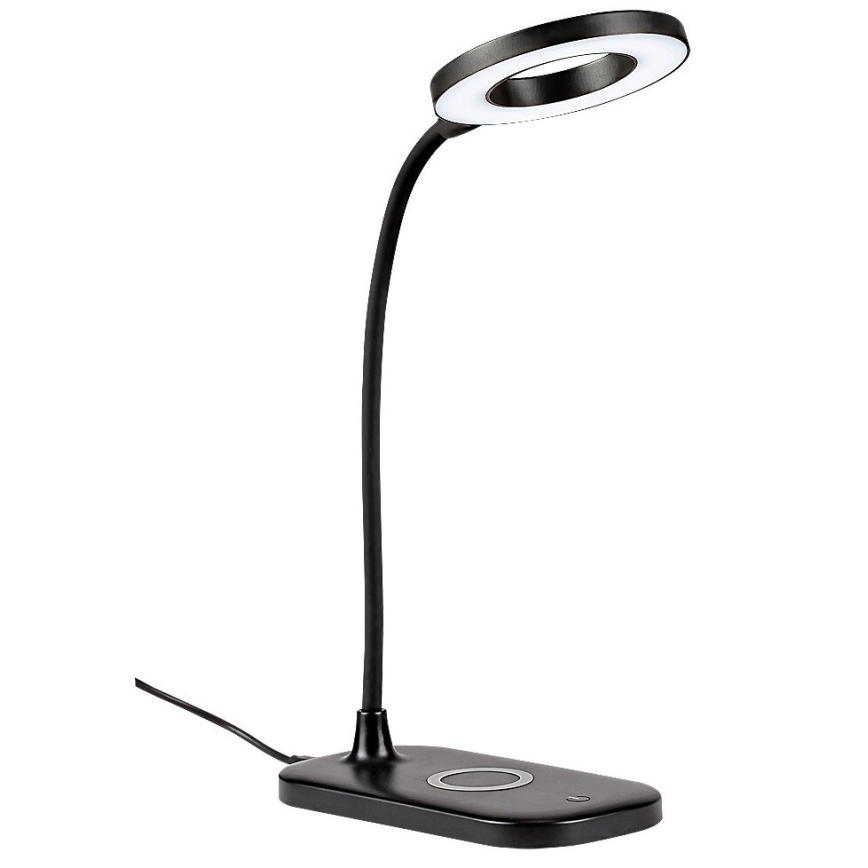 Rabalux - LED Dimbare touch tafellamp met draadloos opladen LED/5W/5V 2700-6000K zwart