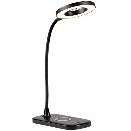 Rabalux - Lampe de table tactile à intensité variable avec charge sans fil LED/5W/5V 2700-6000K noir