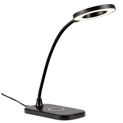 Rabalux - Lampe de table tactile à intensité variable avec charge sans fil LED/5W/5V 2700-6000K noir