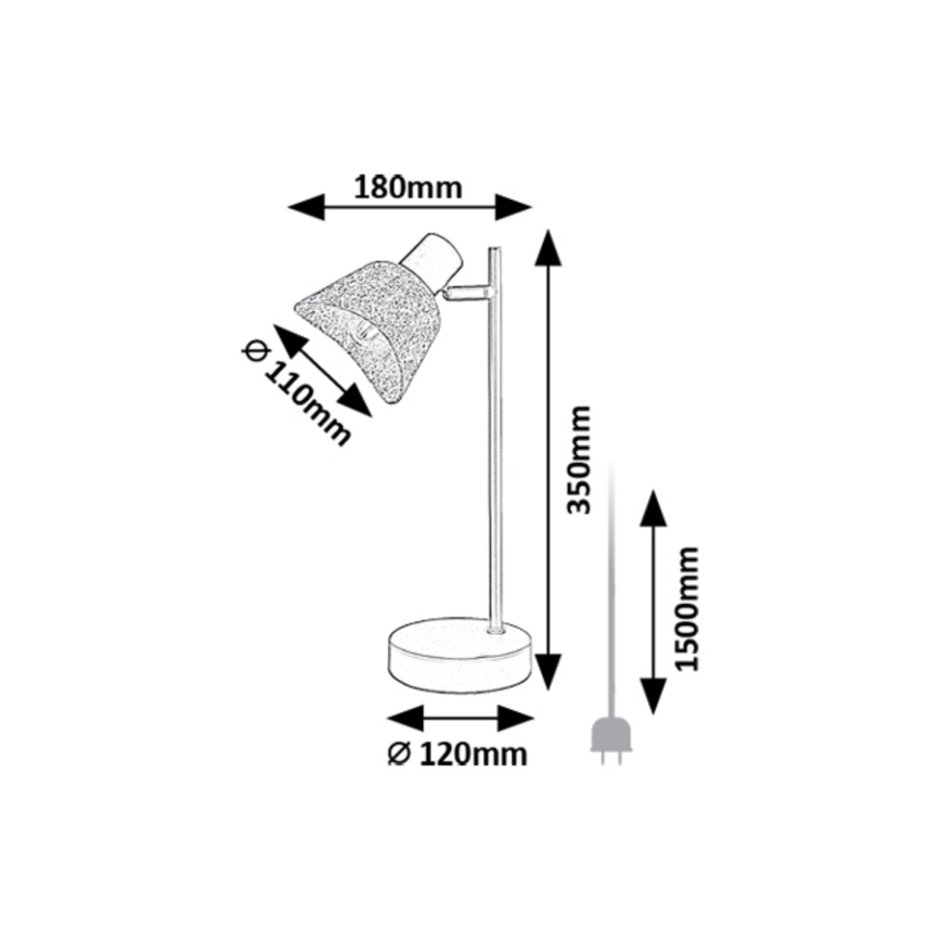Rabalux - Tafellamp 1xE14/10W/230V