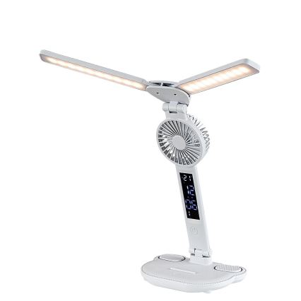 Rabalux - Dimbare LED-tafellamp met ventilator en display LED/7W/5V 3000/4000/6500K