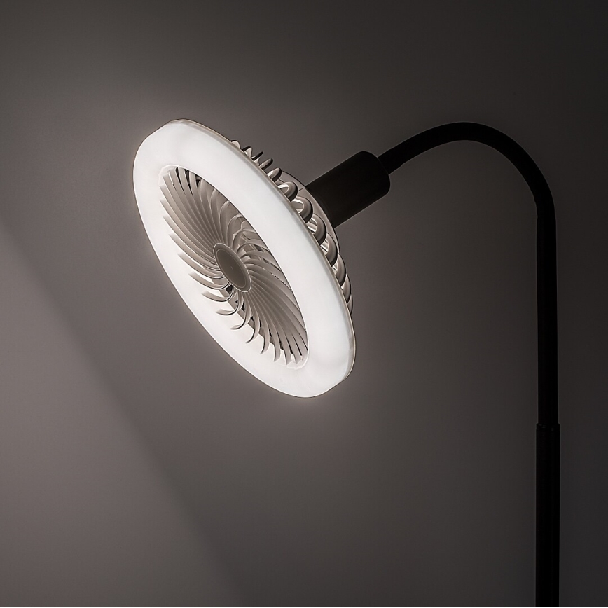 Rabalux - LED dimbare vloerlamp met ventilator 1xE27/16W/230V 3000-6500K + afstandsbediening