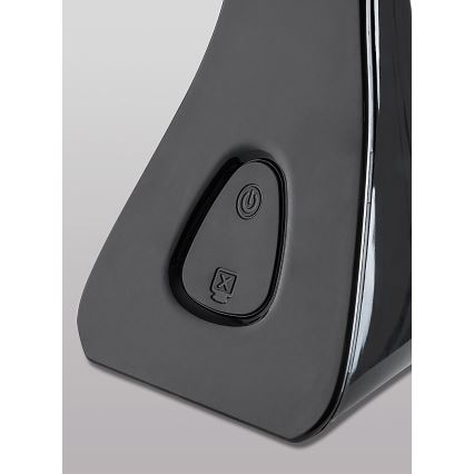 Rabalux - LED dimbare bureaulamp met display LED/7W/5V 4000K zwart