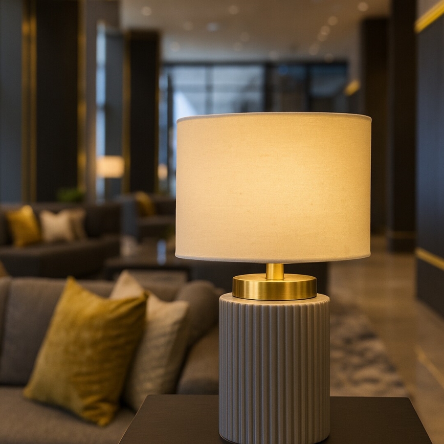 Rabalux - Tafellamp 1xE14/40W/230V grijs