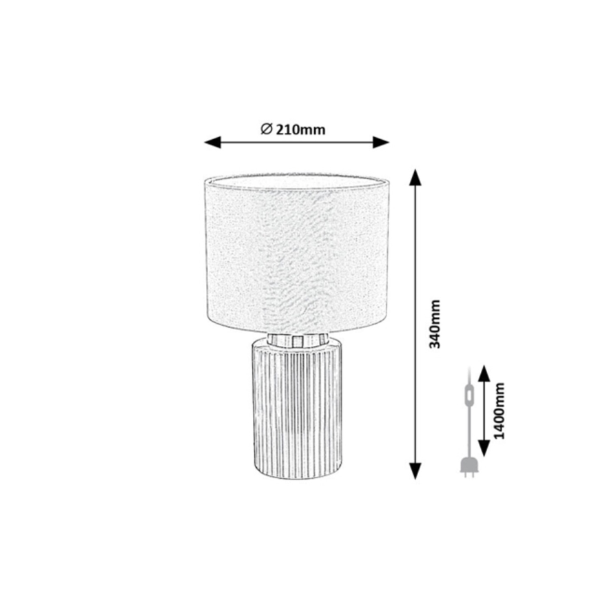 Rabalux - Tafellamp 1xE14/40W/230V groen
