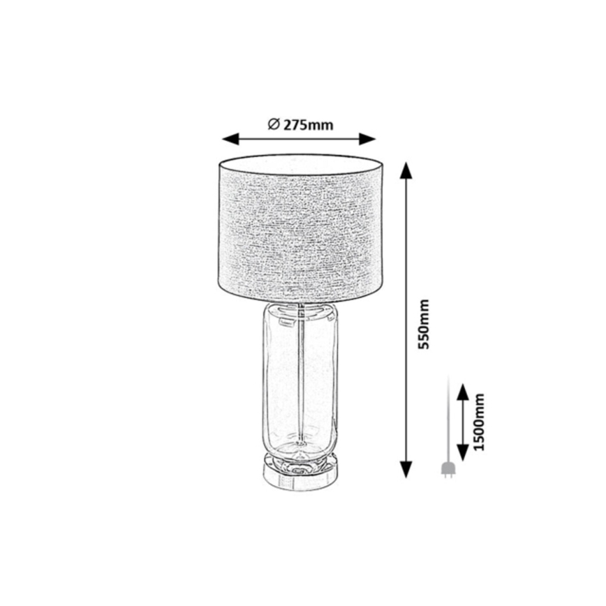 Rabalux - Lampe de table 1xE27/60W/230V