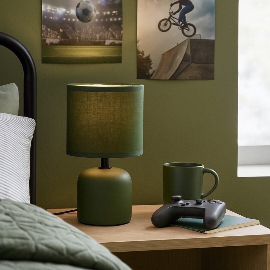 Rabalux - Lampe de table 1xE14/40W/230V verte