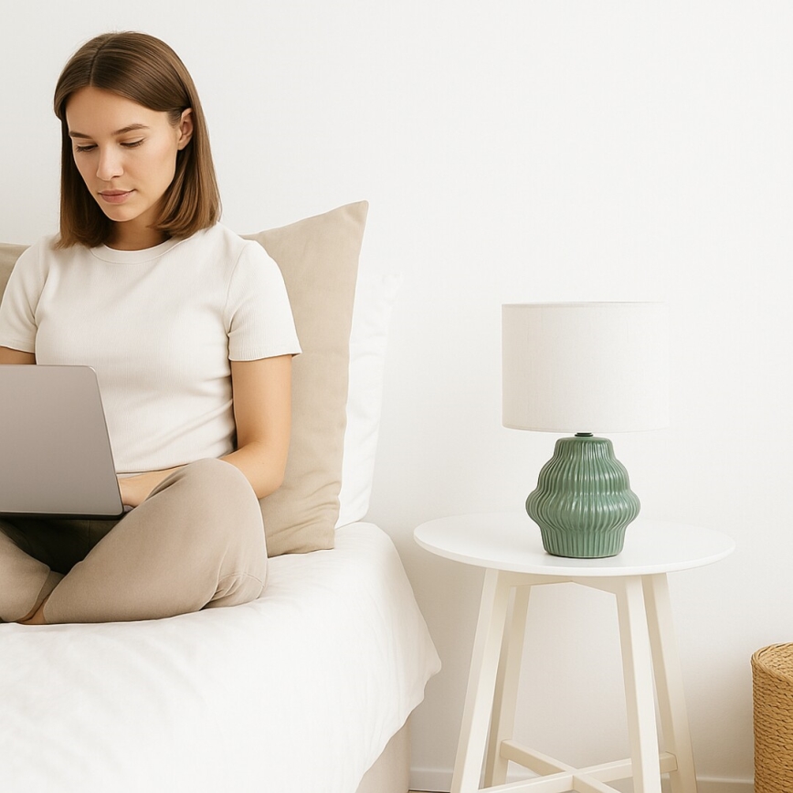 Rabalux - Lampe de table 1xE14/40W/230V verte