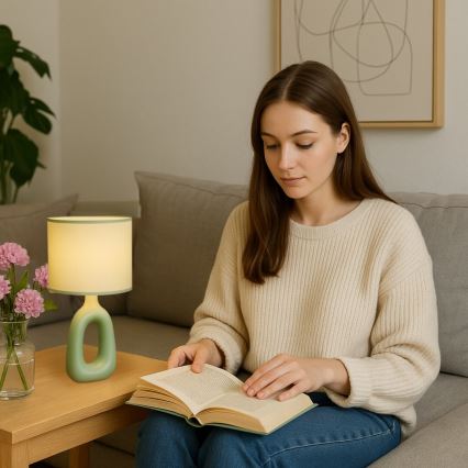 Rabalux - Lampe de table 1xE14/40W/230V verte