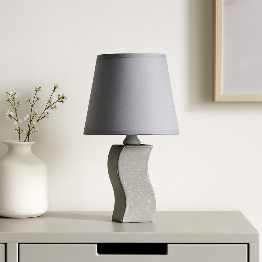 Rabalux - Tafellamp 1xE14/40W/230V grijs