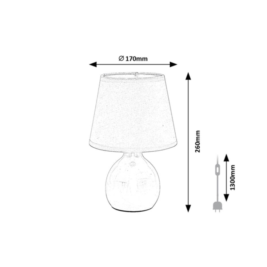 Rabalux - Tafellamp 1xE14/40W/230V roze
