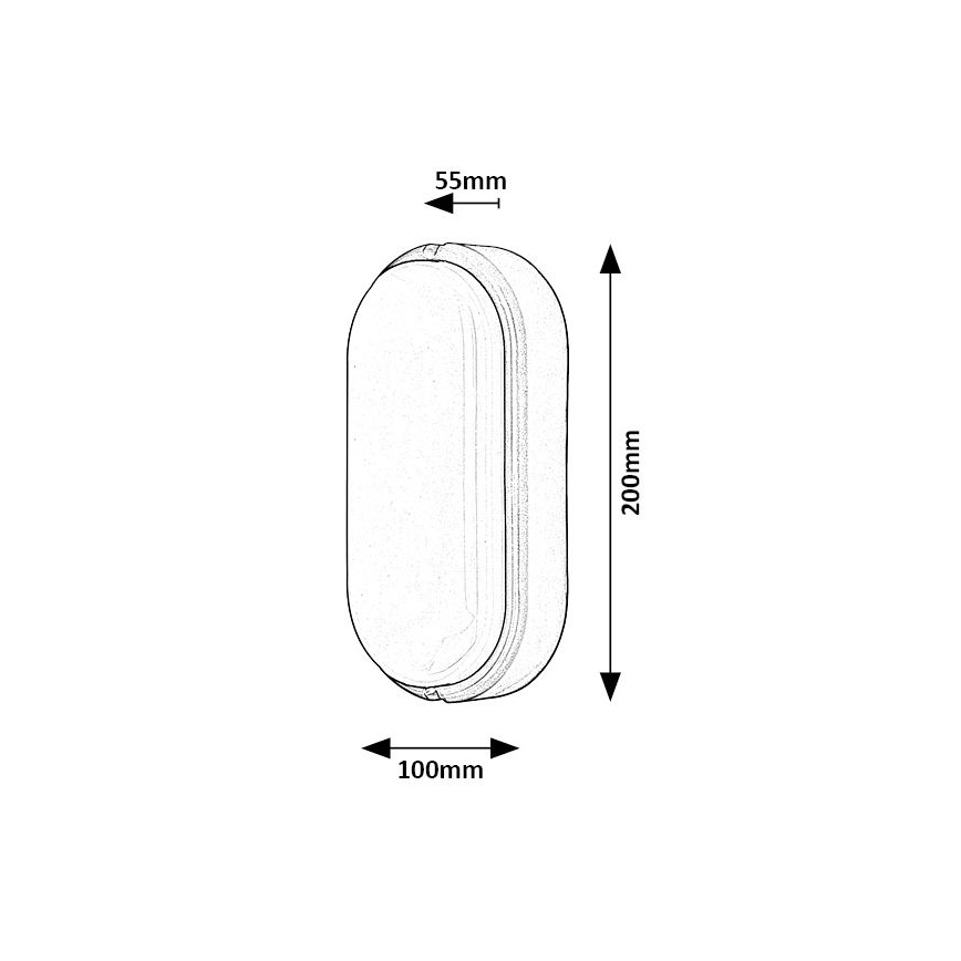 Rabalux - LED Plafondlamp voor buiten LED/15W/230V IP54 wit