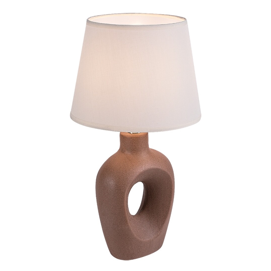 Rabalux - Lampe de table 1xE14/25W/230V marron/crème