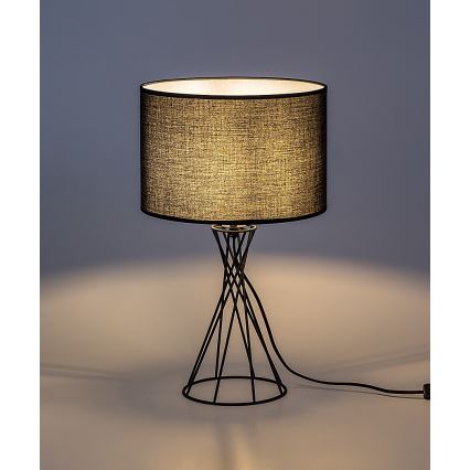 Rabalux - Lampe de table noire 1xE27/40W/230V