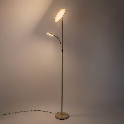 Rabalux - Lampadaire dimmable LED/23W/230V 3000/4200/6500 beige