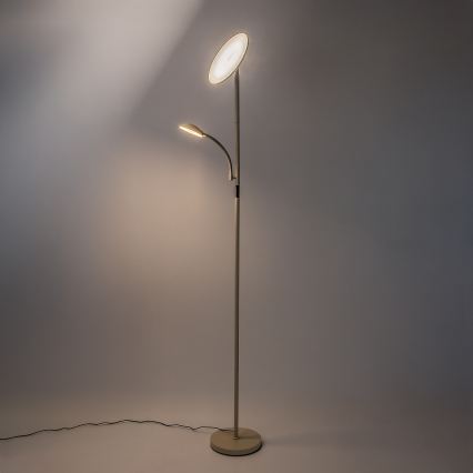 Rabalux - Lampadaire dimmable LED/23W/230V 3000/4200/6500 beige