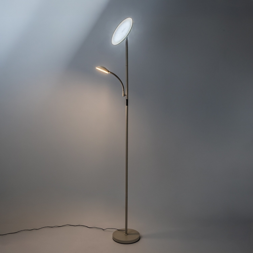 Rabalux - Lampadaire dimmable LED/23W/230V 3000/4200/6500 beige