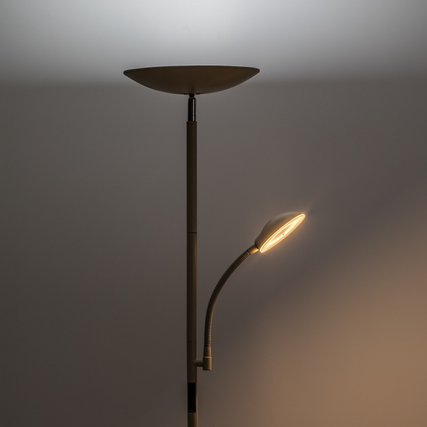 Rabalux - Lampadaire dimmable LED/23W/230V 3000/4200/6500 beige
