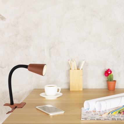 Rabalux - Lampe de table à pince 1xGU10/7W/230V orange