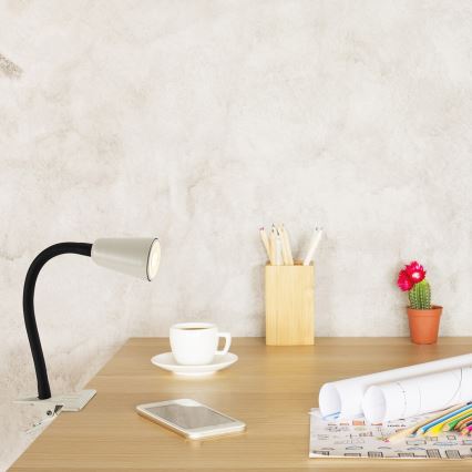 Rabalux - Lampe de table à pince 1xGU10/7W/230V crème