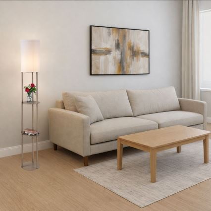 Rabalux - Vloerlamp met plankjes 1xE27/40W/230V beige