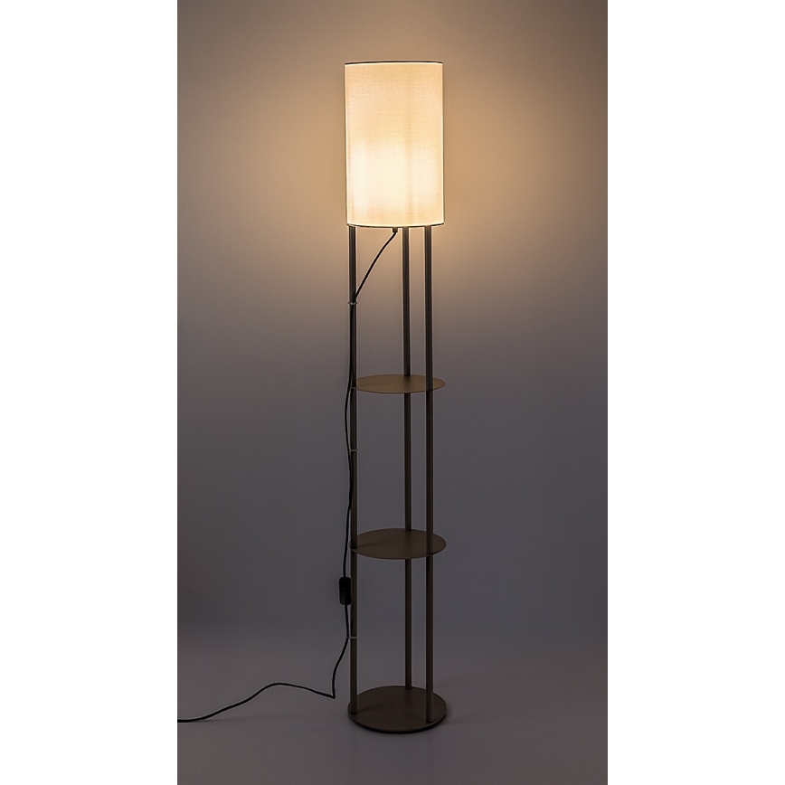 Rabalux - Vloerlamp met plankjes 1xE27/40W/230V beige