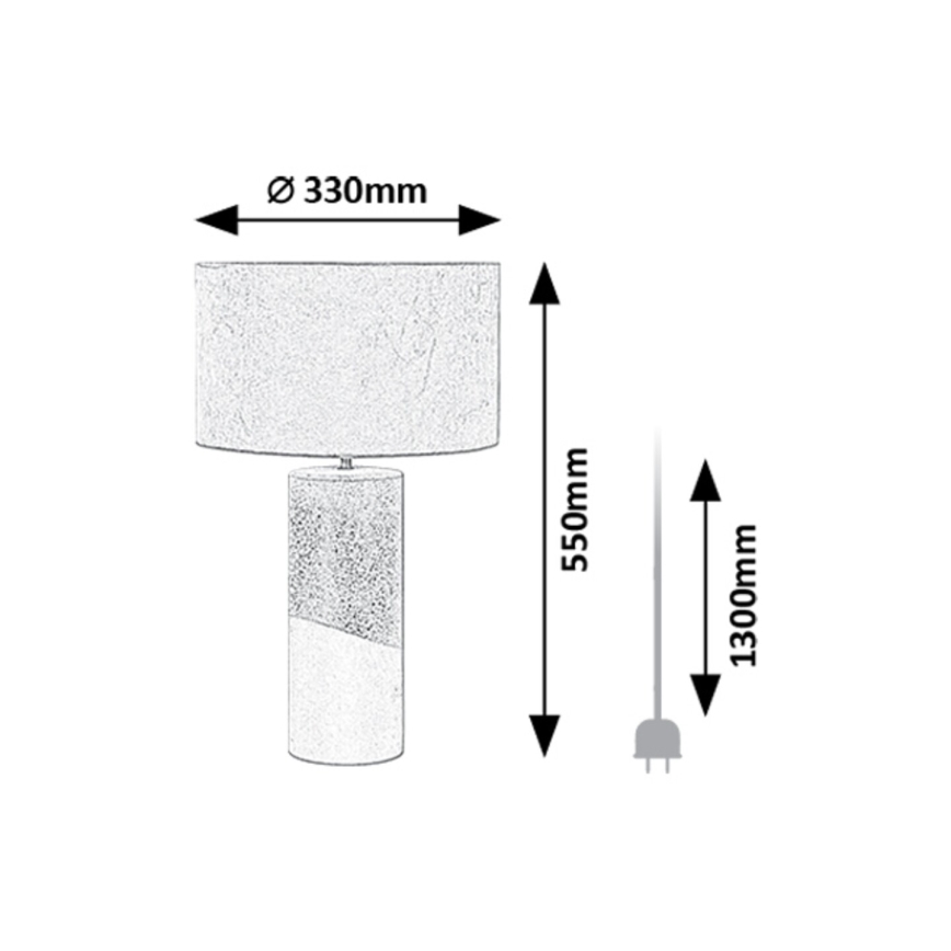 Rabalux - Tafellamp 1xE27/40W/230V